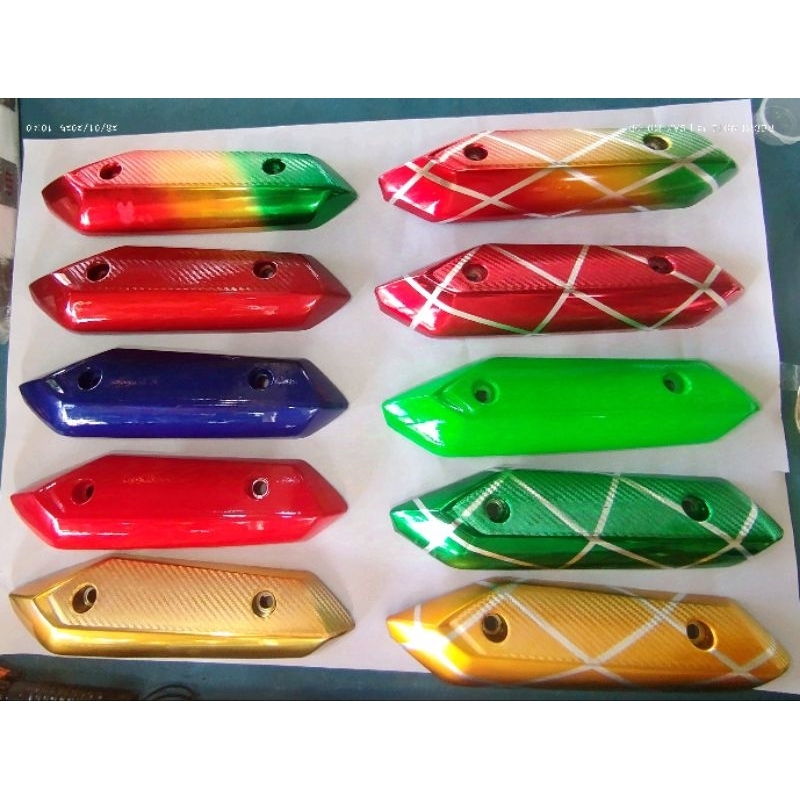 tutup tameng cover knalpot variasi ( glosy ) beat fi