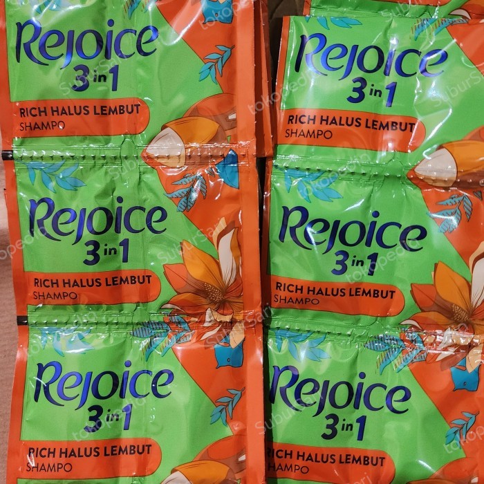 Rejoice Sampo 9 ml x12 sachet | Perawatan Rambut 3IN1