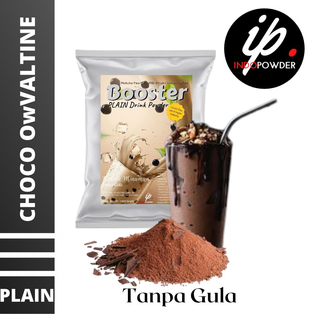 

Bubuk Minuman TANPA GULA COKLAT OWVALTINE 1Kg I Bubuk PLAIN CHOCO OWVALTINE 1Kg