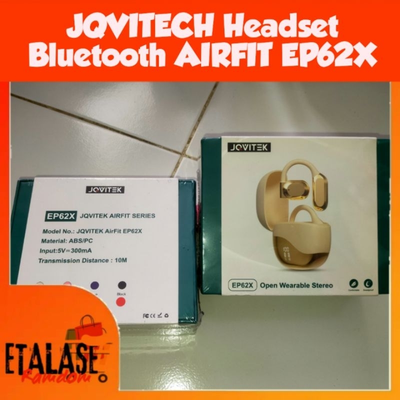 [ BANTING HARGA ] JQVITEK Headset Bluetooth AirFit EP62X