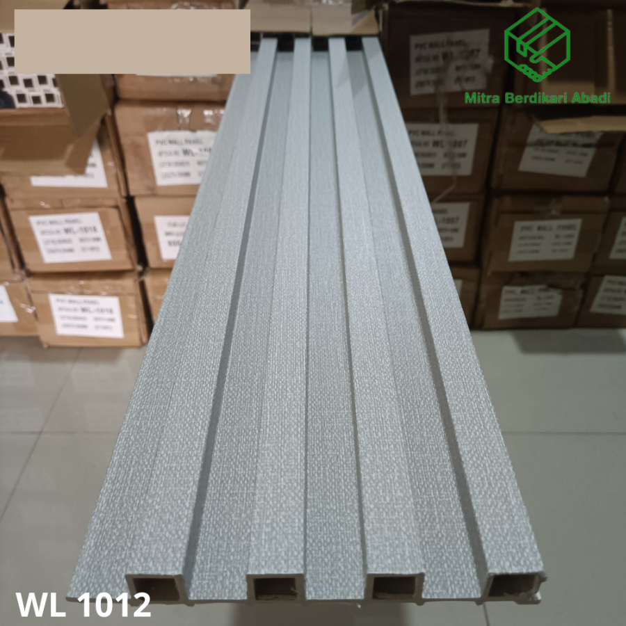 WPC Wall Panel Dinding 3 Meter Motif Putih