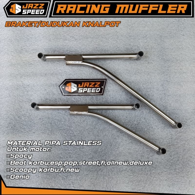 Braket / Dudukan Pangkon Knalpot Racing Honda BEAT SCOOPY GENIO SPACY
