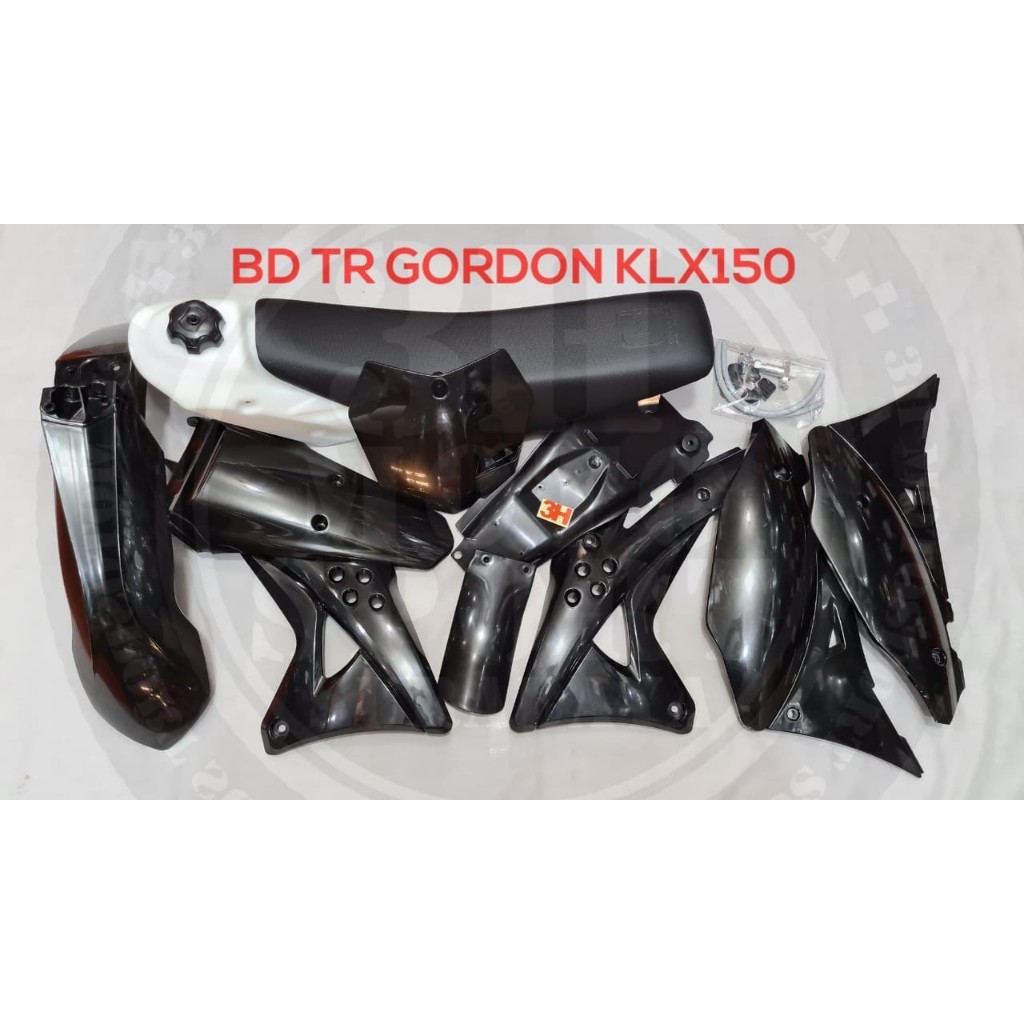 BODY TRAIL GORDON KLX150 HITAM/HITAM