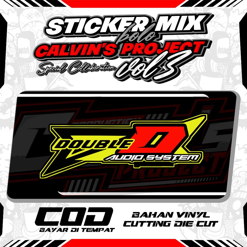 

ORIGINAL STIKER DOUBLE D AUDIO LUMAJANG by CALVIN'S PROJECT
