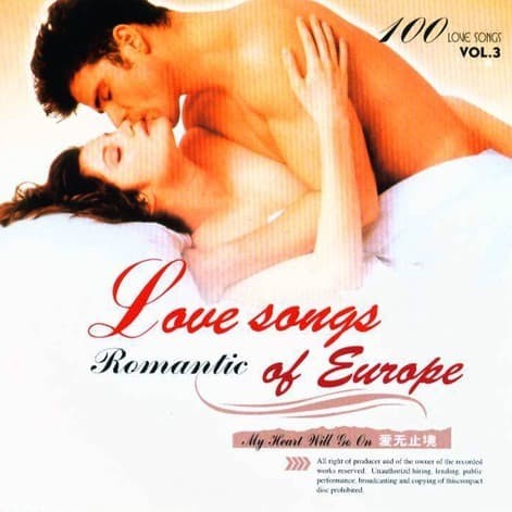 CD MUSIC ROMANTIC LOVE SONGS of EUROPE VOL.3