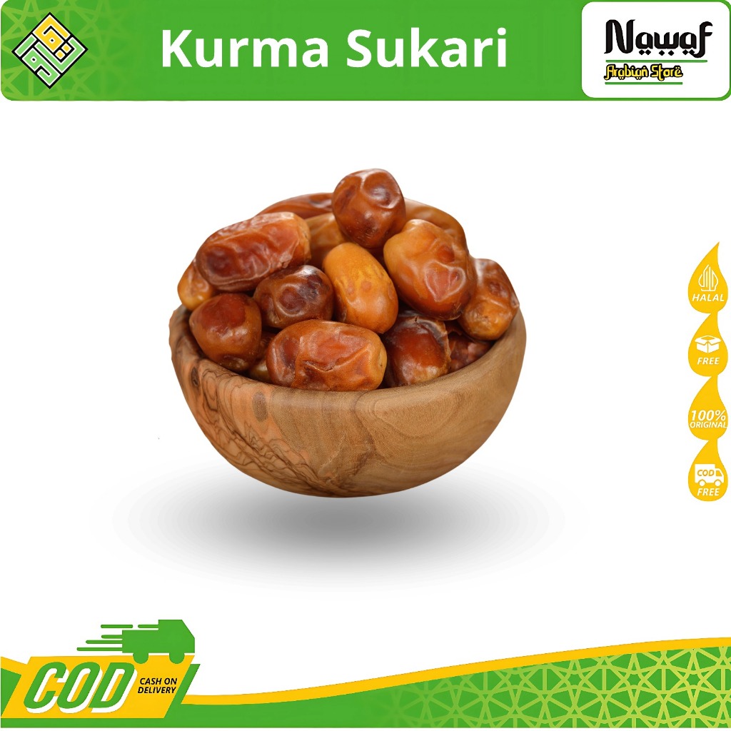 

Kurma Sukari Thinwall 1 Kg - Kurma Raja Basah Premium Quality