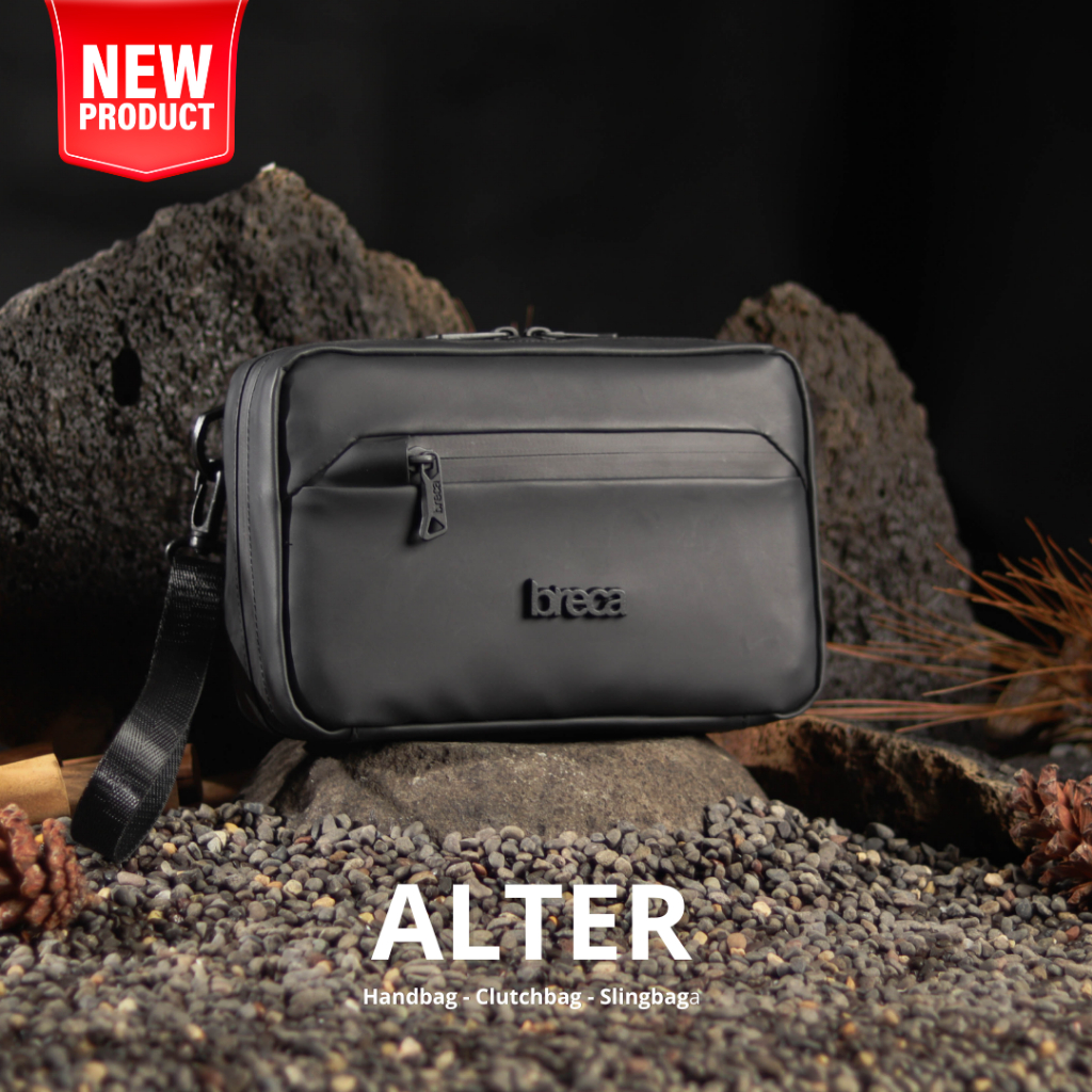Kualitas Super` Breca - Handbag Alter Tas Tangan Pria Tas Selempang Waterproof Cowok