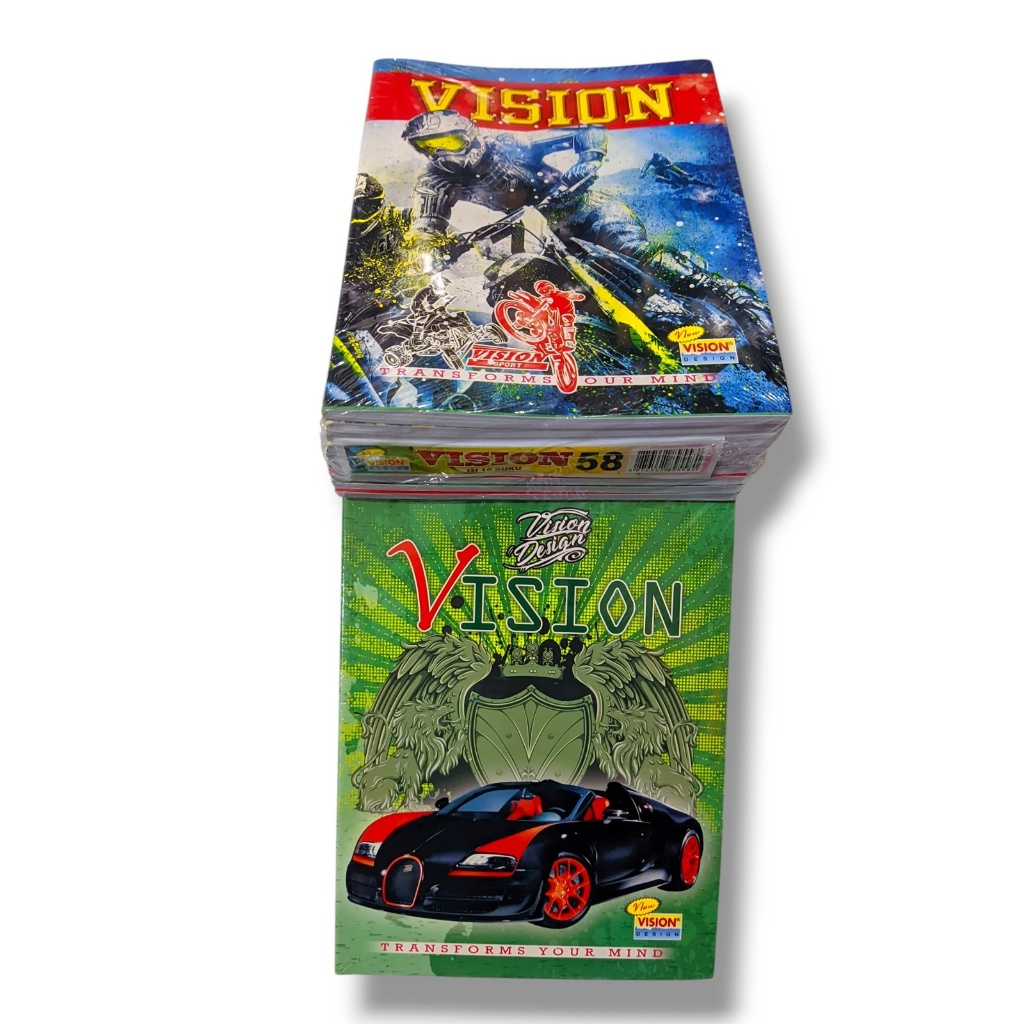 

Buku Tulis Vision 58lbr
