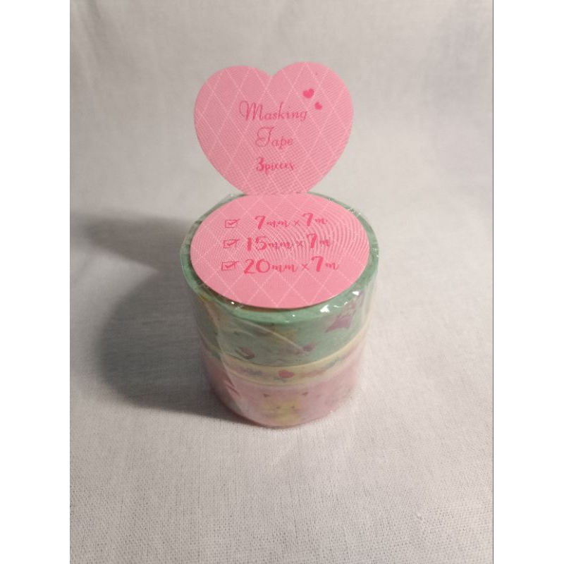 

Masking Tape Pokemon Pikachu set of 3