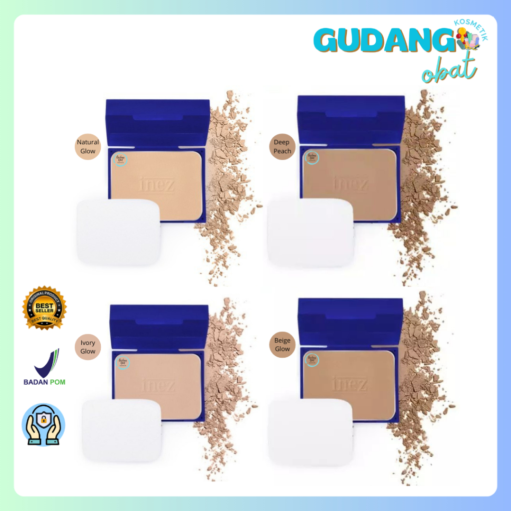 Inez Compact Powder Refill - Bedak Wajah Isi Ulang
