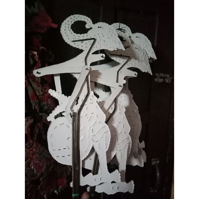 wayang kertas duplek putihan(ukuran standart pentas)