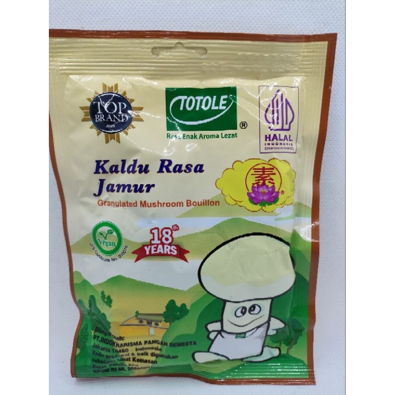 

TOTOLE KALDU JAMUR 80 GR / MUSHROOM SEASONING VEGAN