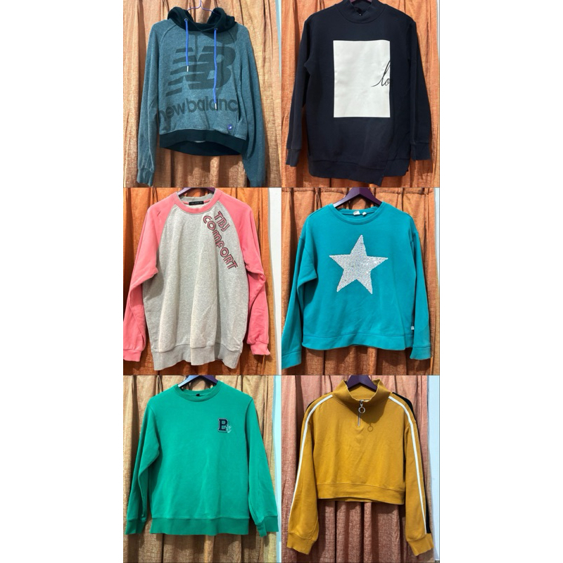 PRELOVED HOODIE CREWNECK BLAZER BRANDED & NO BRANDED