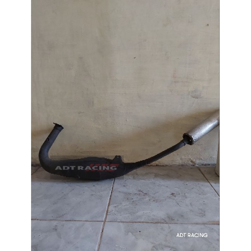 knalpot RS 125 GP kiri original copotan