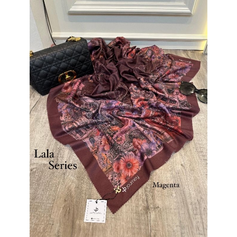 Lala Series Magenta/Maroon Journey Scarves