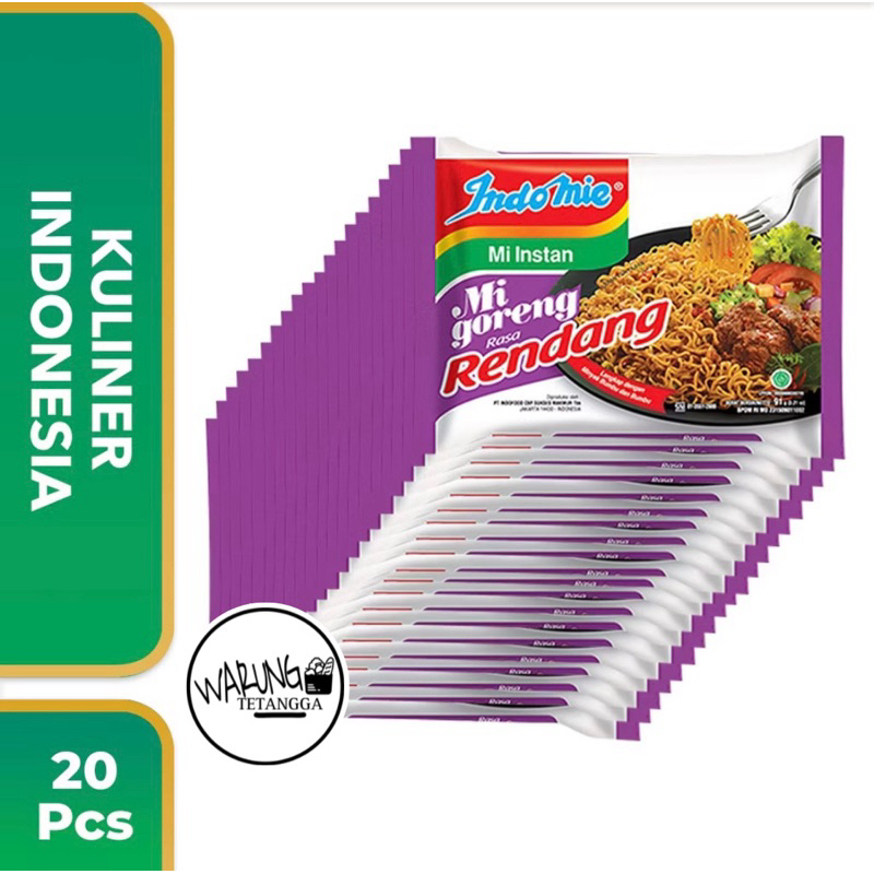 

INDOMIE GORENG RENDANG (isi 20pcs)