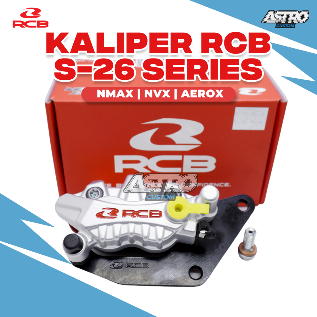 Caliper RCB Nmax 155 OLD New Aerox 155 R15 V3 NVX Brake Kaliper Rem Depan S-26 Series 2 Piston