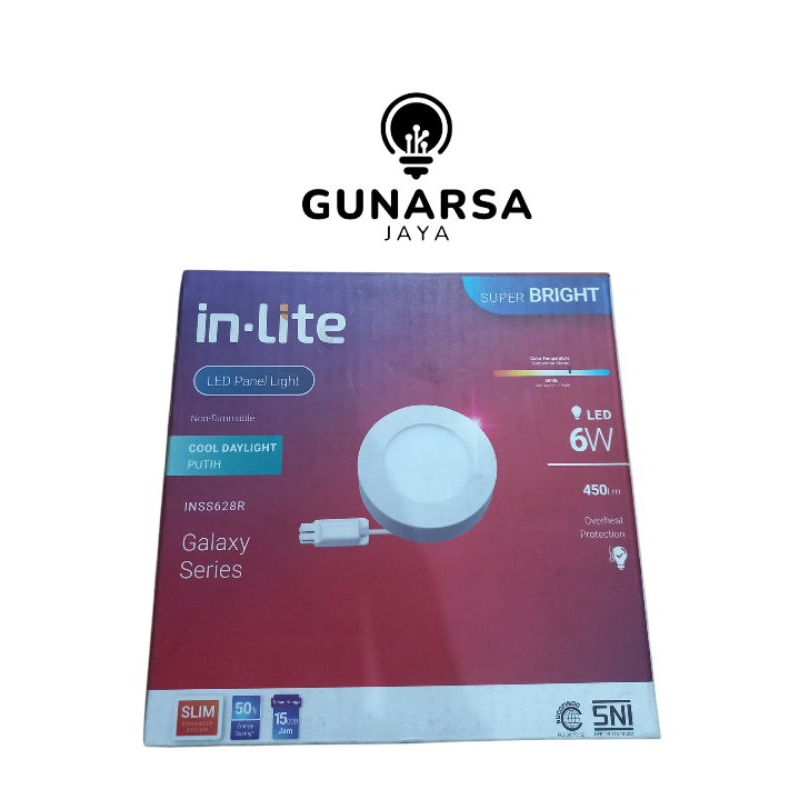 in-lite downlight outbow/tempel 6 watt