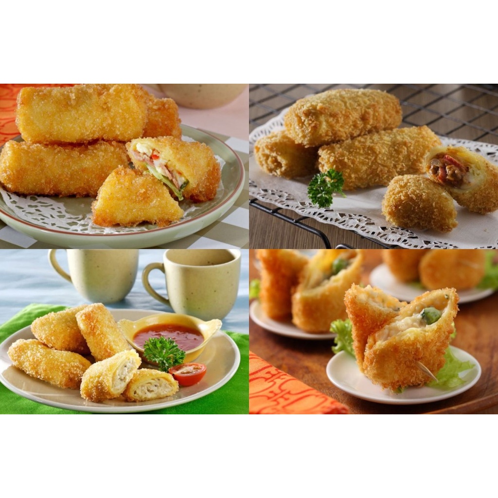 

Risoles Mayo Telur Beef Risoles Ayam Suwir Sayur Sosis