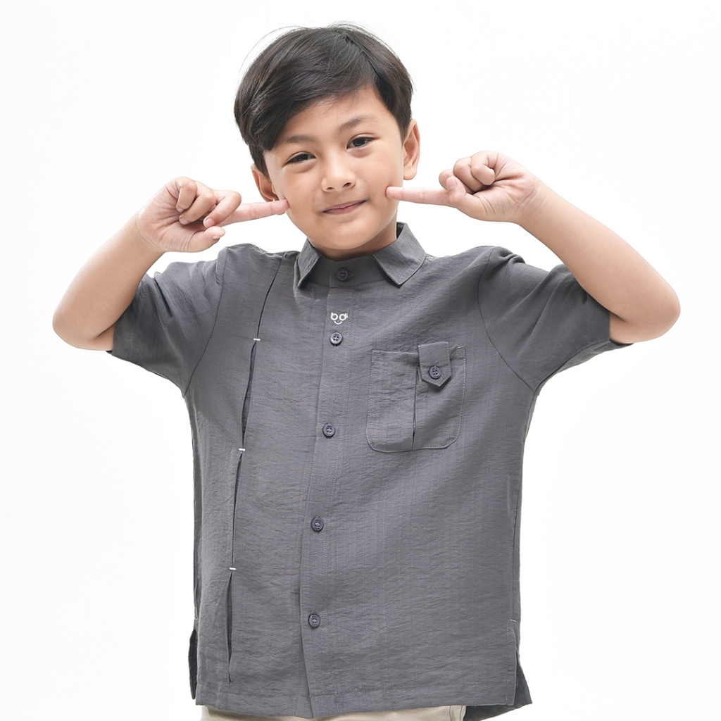 Bani Batuta - Kemeja Koko Anak Lengan Pendek Kemkid Khaliq Exclusive