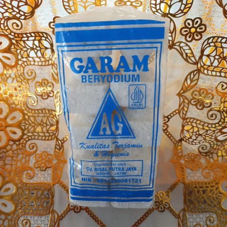 

Garam Balok / Garam Beryodium / Garam enton berat 600gr