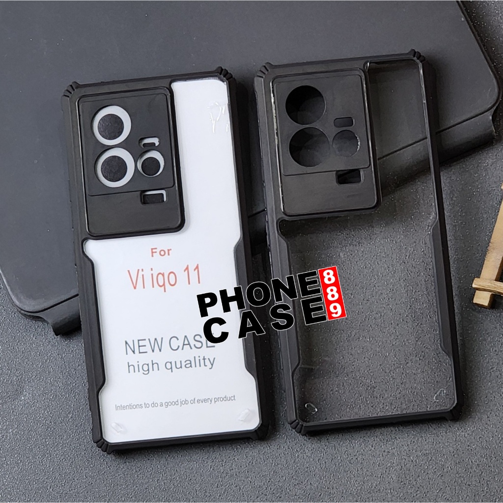 IQOO 11 CASE SHOCKPROOF SLIM TRANSPARAN CASE FUSION XUNDDE CASE IQOO 11