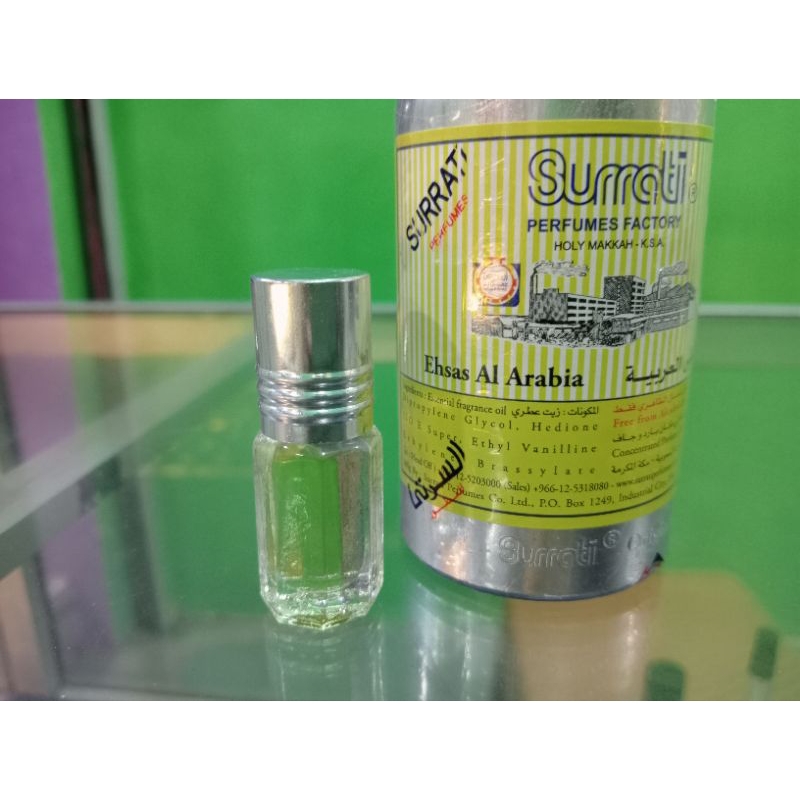 Ehsas Al arabian prodak Surati murni tanpa alkohol ( parfum arab )
