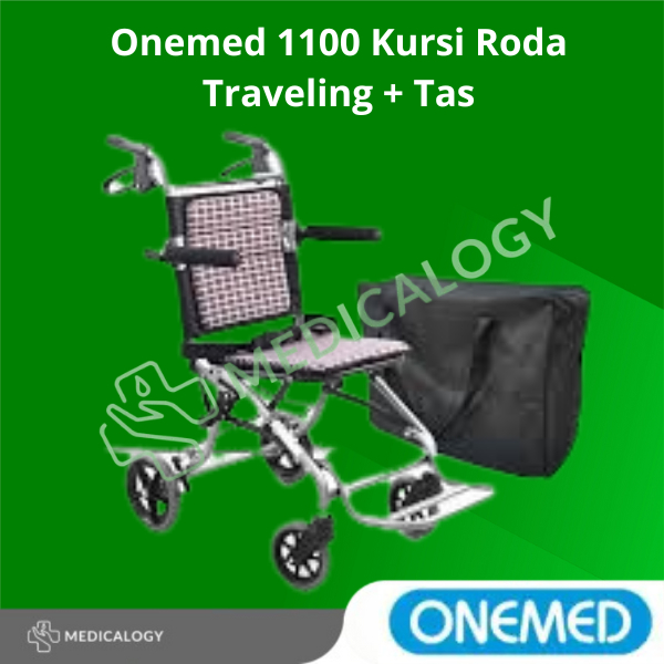 Onemed 1100 Kursi Roda Traveling + Tas