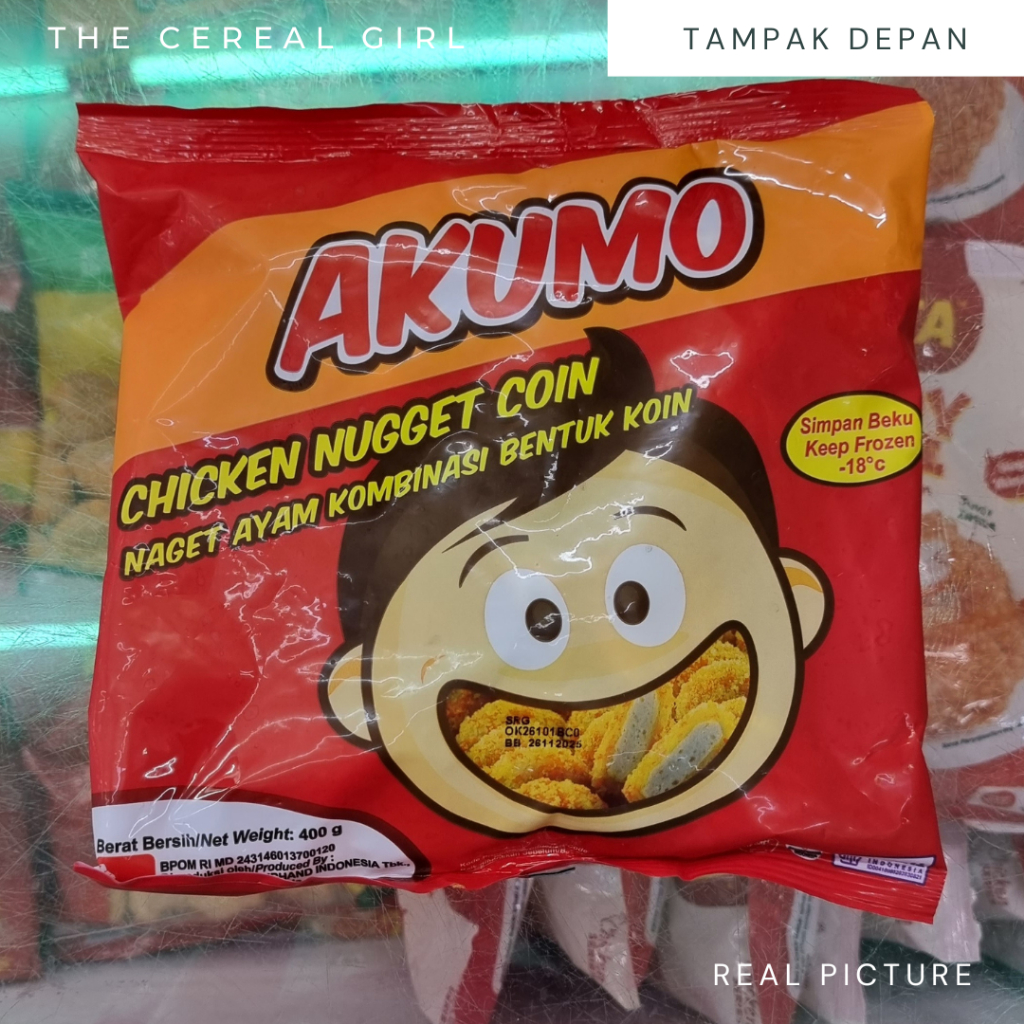 

[KONDISI BARU - 100% ORIGINAL] AKUMO Chicken Nugget Coin 200gr/ 400gr