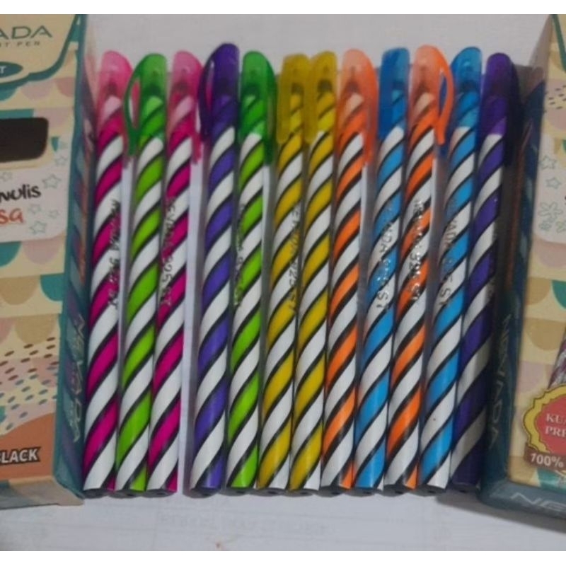 

pena pulpen Nevada 925 ST ulir isi 12pcs