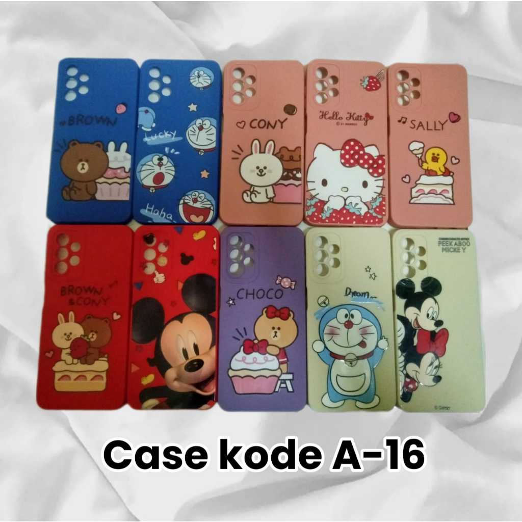 Case Motif Karakter For Samsung A20/A30, A03 core, A12, A13, A03S, A20S