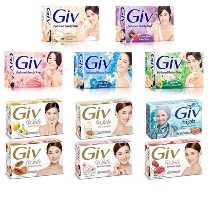 RAF  sabun mandi GIV Perfumed Beauty Soap 72g | Sabun Batang | SkinCare Soap | Sabun Mandi | Wangi |