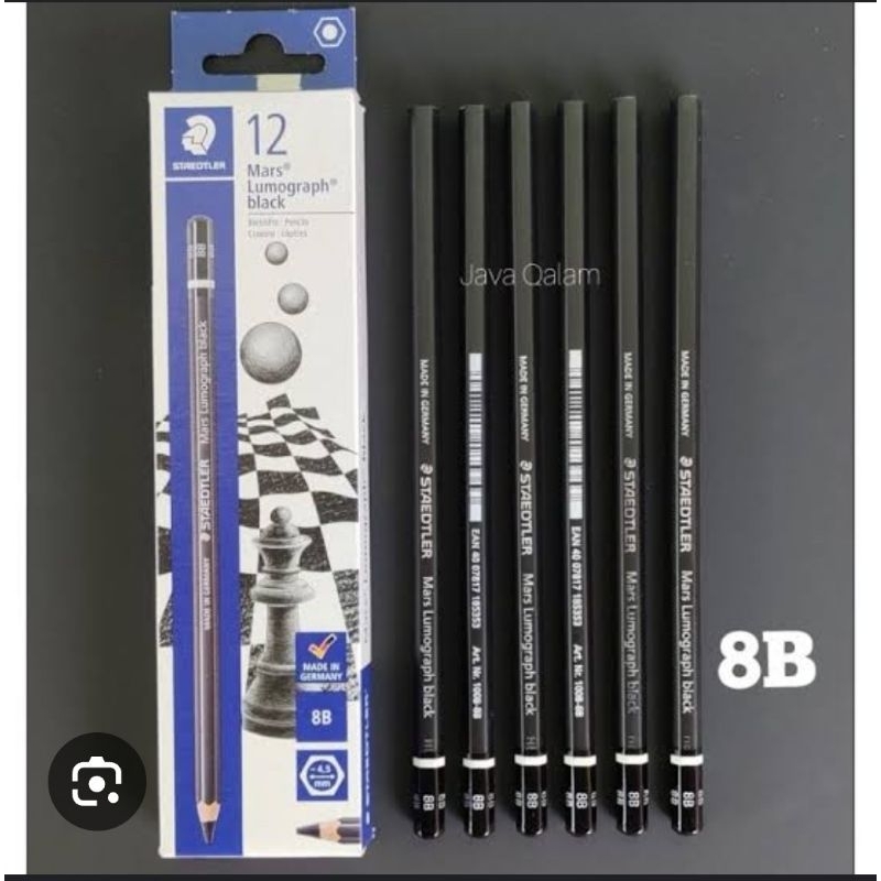 

pensil staedler 8B Black original hemat lebay