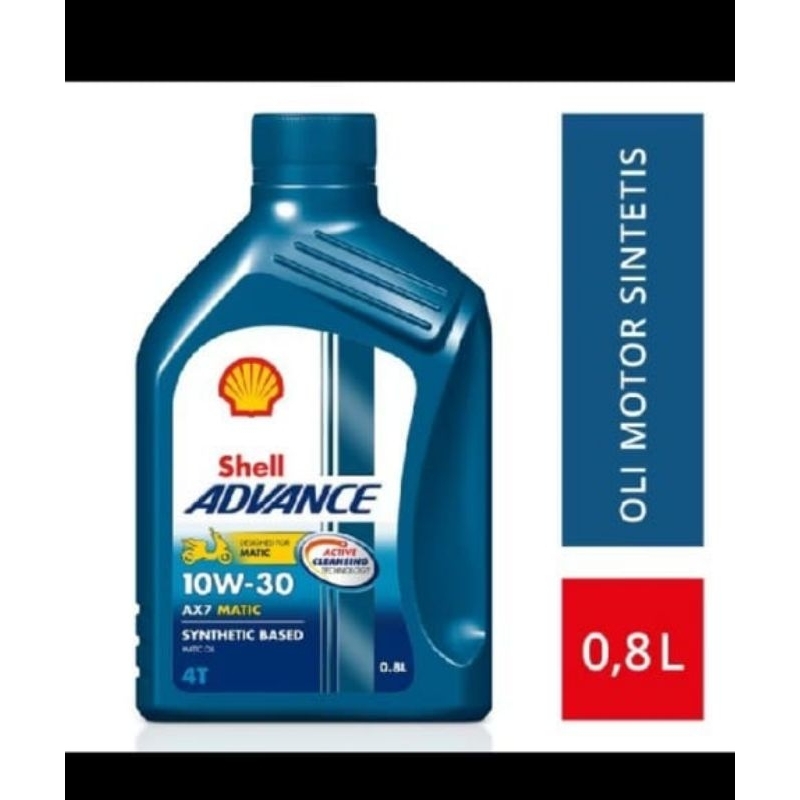 GRATIS ONGKIR OLI SHELL MATIC AX7 BIRU 10W-30