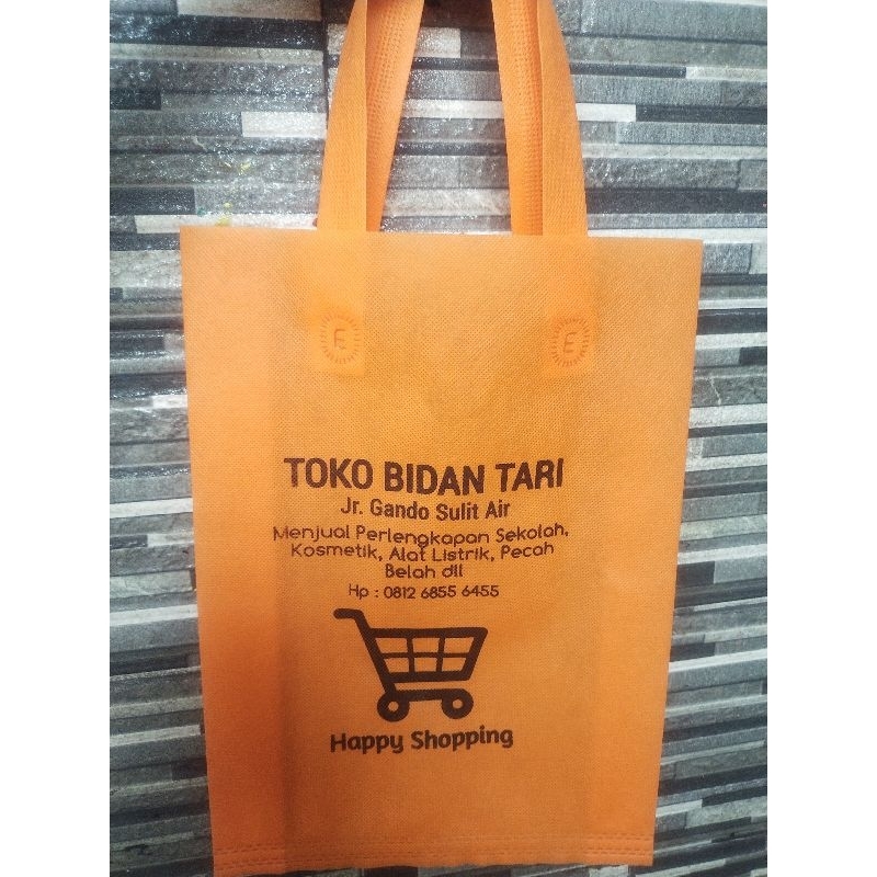 

Tas Spunbond 25x35 Sablon Custom