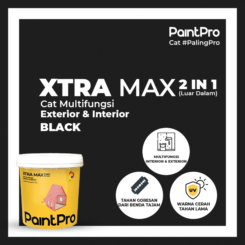 Cat Tembok Interior & Eksterior Murah Berkualitas | Tahan Cuaca | PaintPro | XTRA MAX - 20kg
