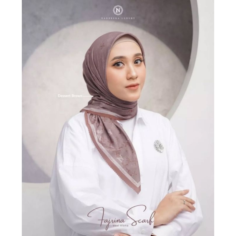 Fajrina Scarf Nadheera Luxury Hijab Segiempat