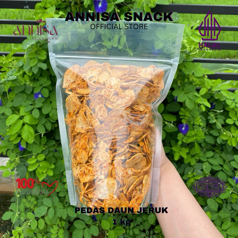 

EXCLUSIVE - Keripik Basreng Pedas Daun Jeruk Gurih Renyah