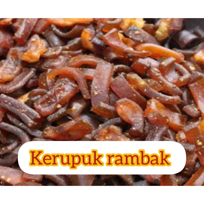 

Kerupuk rambak mentah