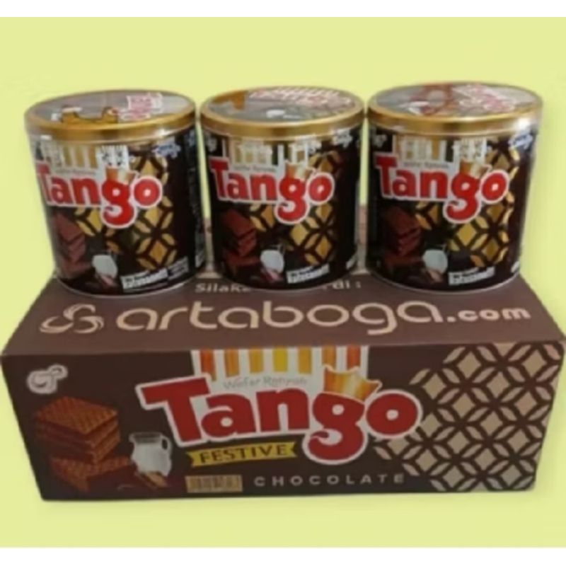 

Jajan Lebaran Tango Wafer Kaleng Satu Dus Isi 6 Pcs