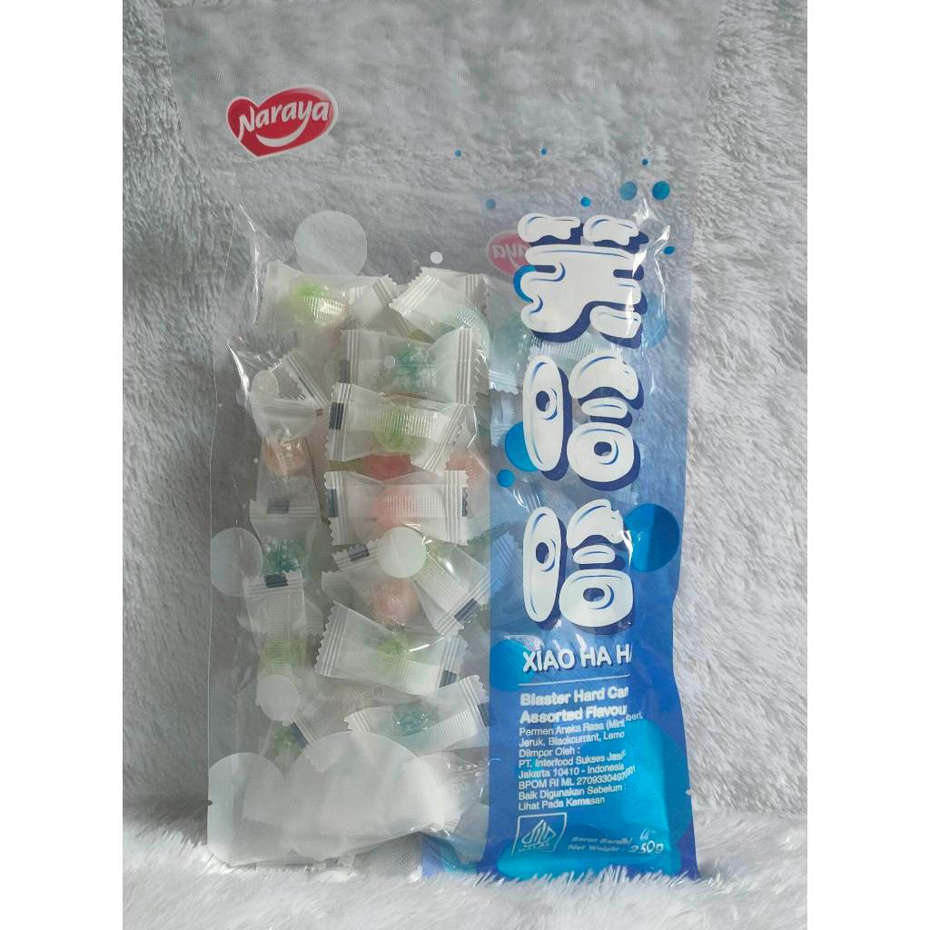 

[ BERKAH ] Permen Xiao ha ha 250gr Blaster Hard Candy Assorted Permen Aneka Buah Naraya Xiao Haha Manisan