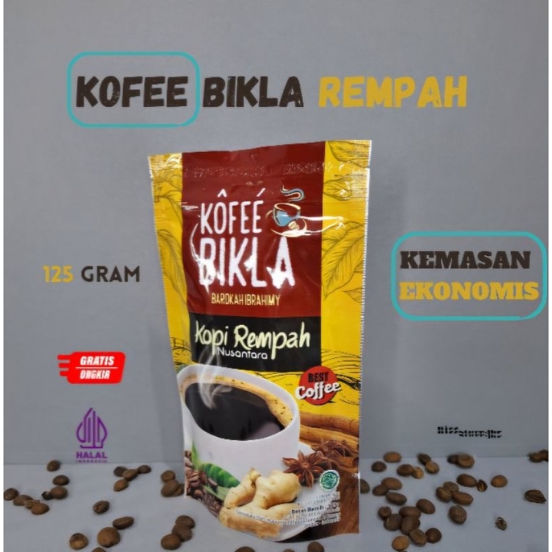 

Kopi Bikla Rempah Nusantara kemasan ekonomis 125 gram
