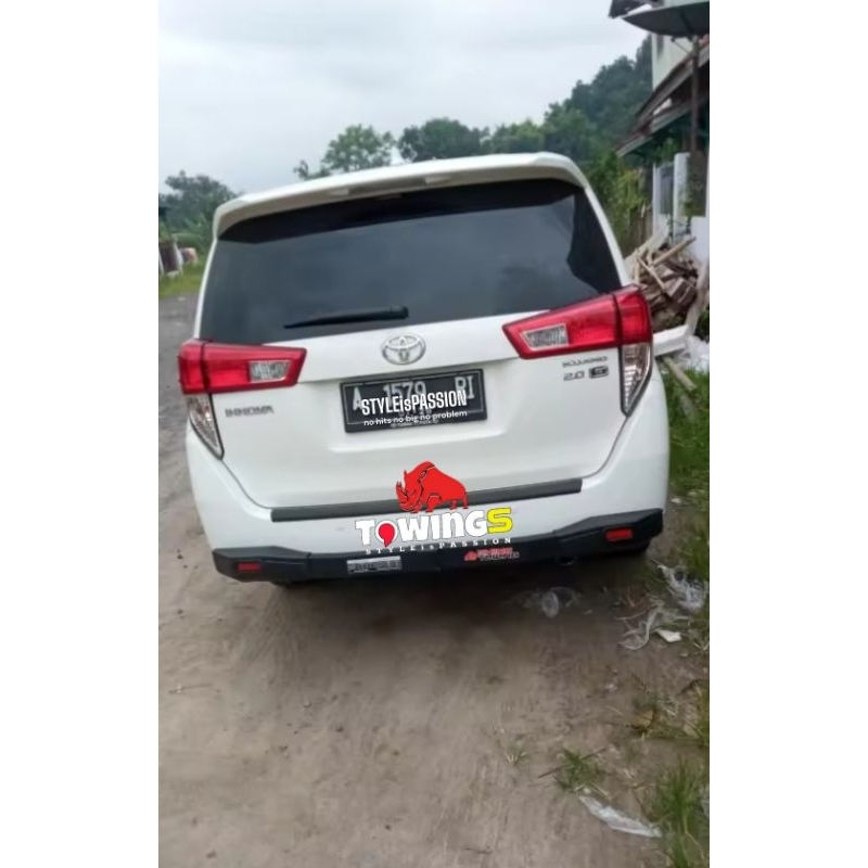 Rhiino Towing Reflektor Toyota Innova Reborn Innova Venturer Innova 2012 2015 Pelindung Bemper Belak