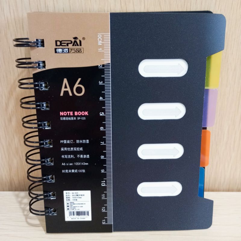 

(1 PCS) BUKU SPIRAL DEPAI A6-025 DEPAI