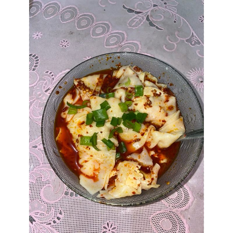 

Pangsit Kuah/Goreng Chili Oil