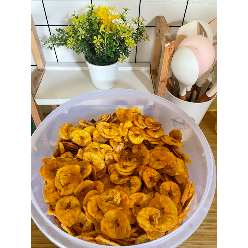 

Kripik pisang original rasa manis gurih