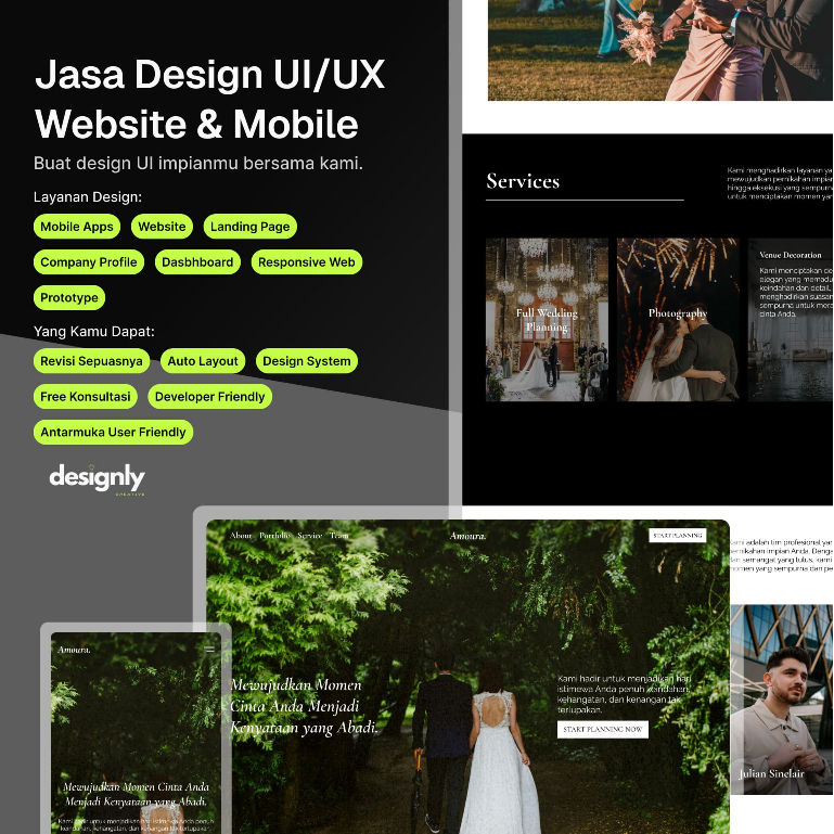 Jasa Design UI/UX | Web Design | Mobile Apps | Prototype | UI/UX Murah Revisi Sepuasnya