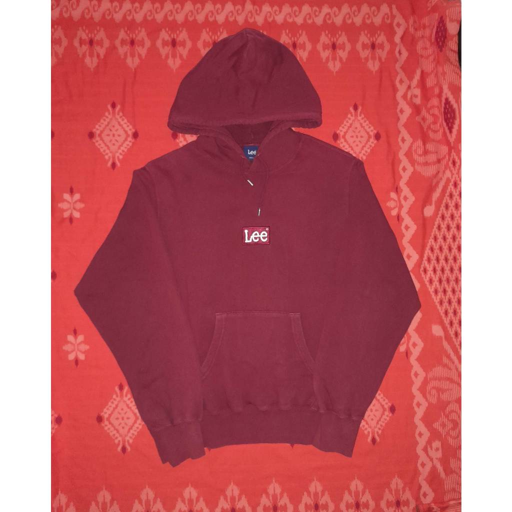 Hoodie Lee Maroon Original