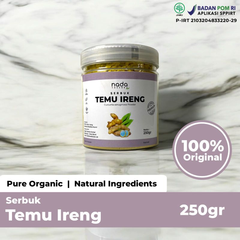 

TEMU IRENG Bubuk Serbuk Premium | Penambah Nafsu Makan | Curcuma Aeruginosa Powder | 50gr, 100gr & 250gr