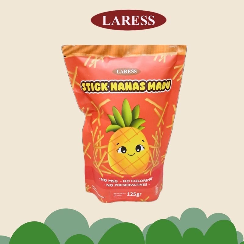 

Stick Nanas Madu Laress Stick Premium oleh oleh cemilan snack makanan ringan 125gr